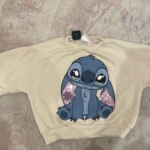 Zara Disney Stitch Sweatshirt- 2-3 years